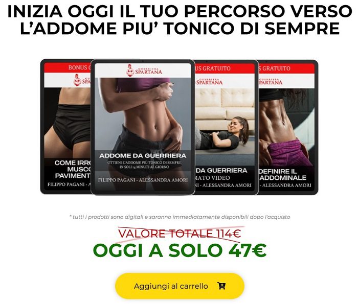 Addome da guerriera spartan health