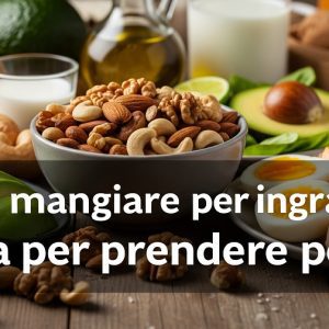 Cosa mangiare per ingrassare dieta per prendere peso