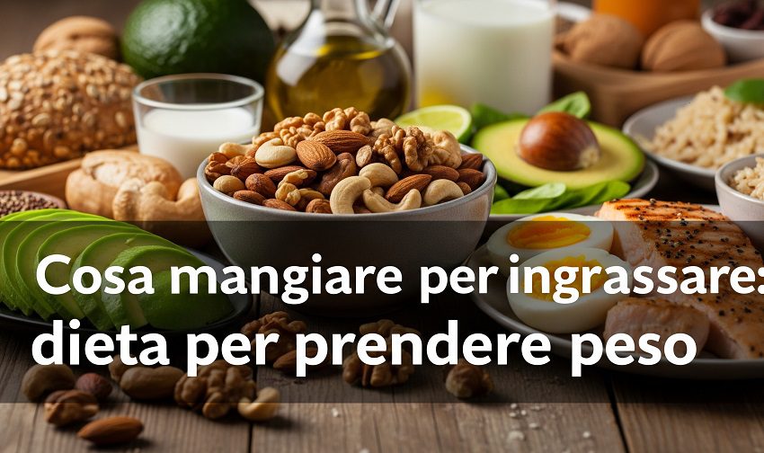 Cosa mangiare per ingrassare dieta per prendere peso