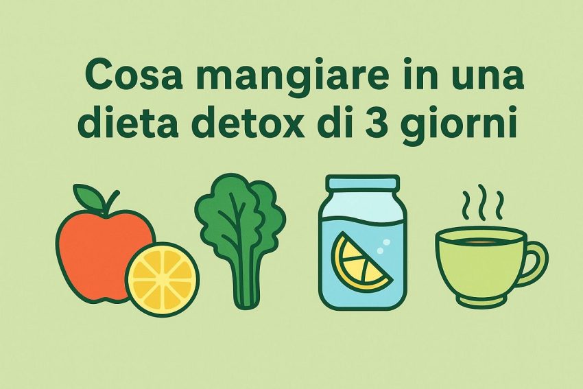 dieta detox 3 giorni