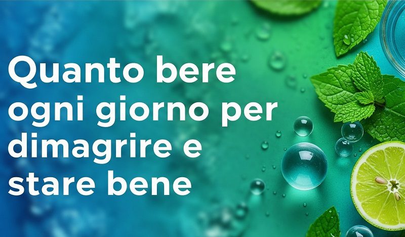 Quanto bere ogni giorno per dimagrire