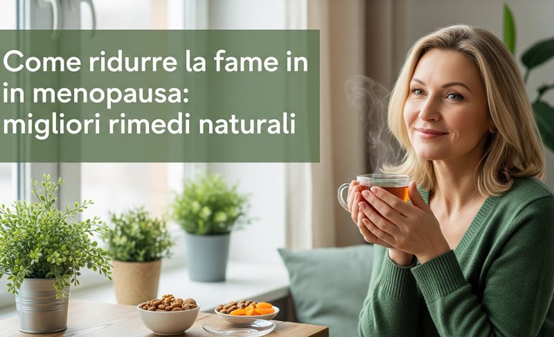 Come ridurre la fame in menopausa migliori rimedi naturali