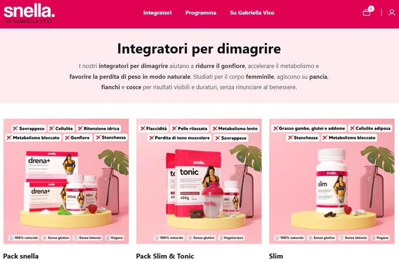 Gabriella Vico Integratori dimagranti per Donne