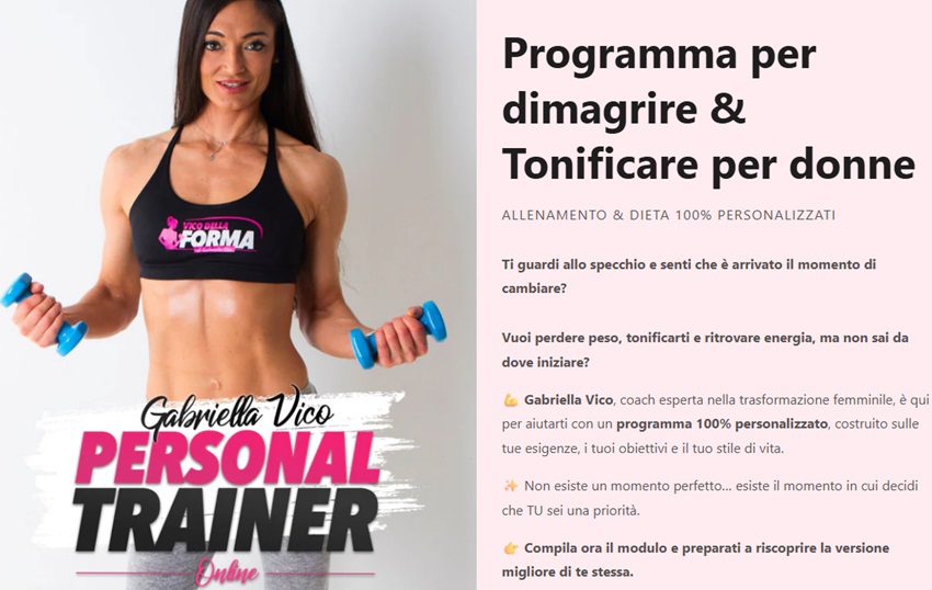Gabriella Vico Programma per dimagrire donne
