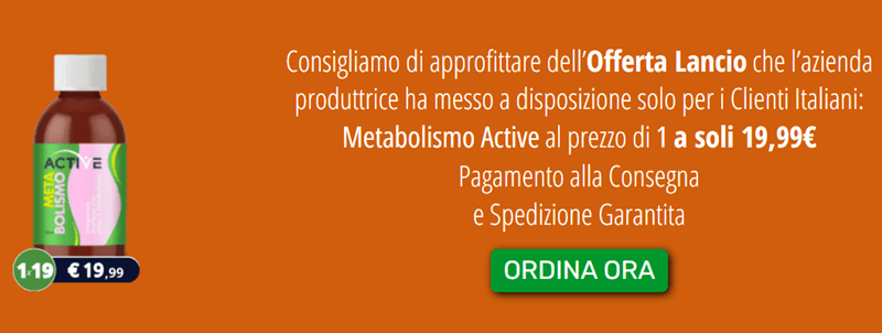 Metabolismo Active offerta