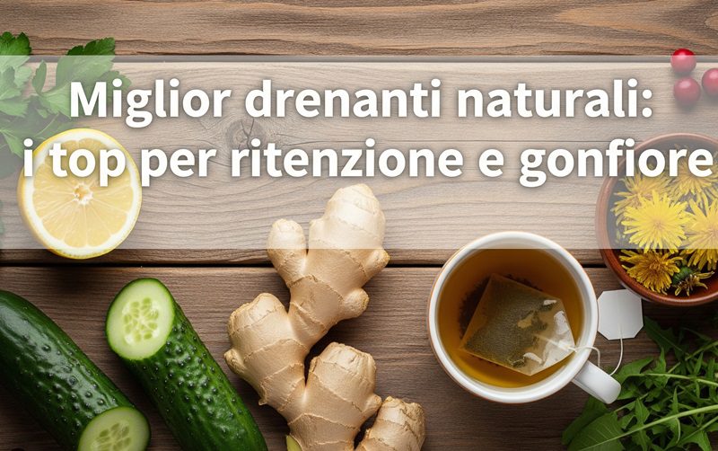 Miglior drenanti naturali per ritenzione idrica