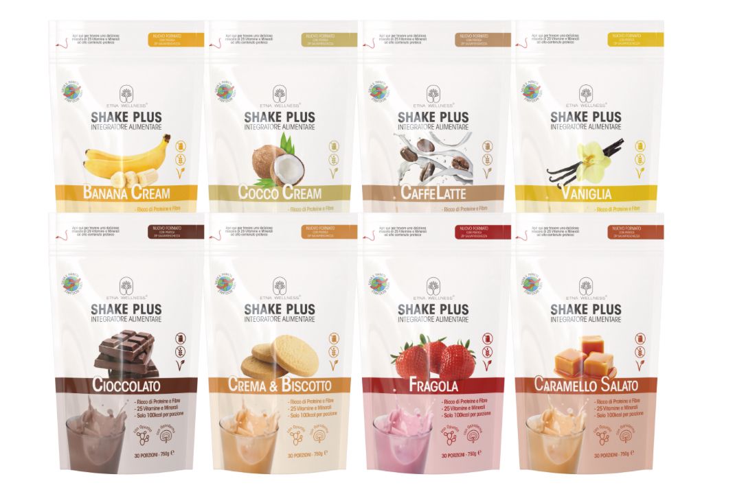 Shake Plus Etna Wellness pasto sostitutivo