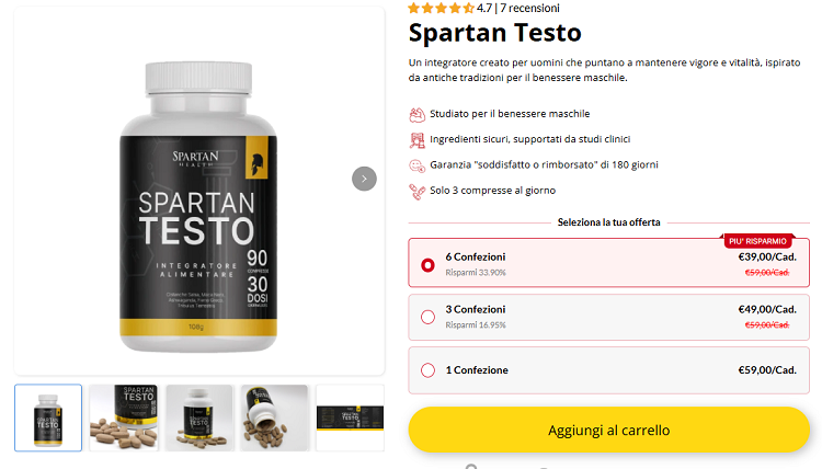 Spartan Testo recensioni Spartan Testo recensioni